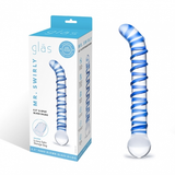 Mr Swirly 6.5 Inch Glass G-Spot Dildo for Intimate Pleasure > Glass > Dildos - Tophatter Daily Deals