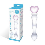 Glas Sweetheart (Pink) – Curved Glass Dildo 8 Inch > Glass > Dildos - Tophatter Daily Deals