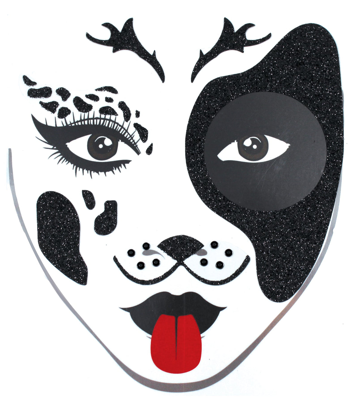 Face Decal Dalmatian Costume Accessories - Tophatter Daily Deals