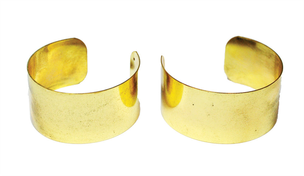 Gold Arm Cuffs Pair Costume Accessories - Tophatter Daily Deals