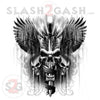 Hot Leathers Dagger Tri Skull Double Sided Biker T-Shirt LIMITED EDITION Mens Short Sleeve - Tophatter Daily Deals