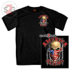 Hot Leathers Skull Bandana Double Sided T-Shirt America Rising Mens Short Sleeve - Tophatter Daily Deals
