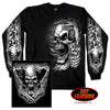 Hot Leathers Assassin Double Sided Long Sleeve TShirt Skull & Guns Mens Long Sleeve - Tophatter Daily Deals