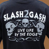 Hot Leathers Storm Clouds Eagle Motorcycle T-Shirt Custom Slash2Gash Mens Short Sleeve - Tophatter Daily Deals