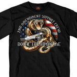 2nd Amendment Rattler T-Shirt Don't Tread On Me Gun Rights S2G Mens Short Sleeve - Tophatter Daily Deals