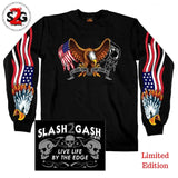 All Gave Some Long Sleeve Shirt w/ American Flag Eagle POW MIA Mens Long Sleeve - Tophatter Daily Deals