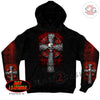 Hot Leathers Celtic Cross Hooded Sweatshirt Pull Over Hoodie Hoodies & Sweatshirts - Tophatter Daily Deals