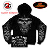 Hot Leathers Shredder Skull Hooded Sweatshirt Custom slash2gash Hoodies & Sweatshirts - Tophatter Daily Deals