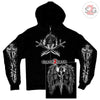Hot Leathers Reaper Wings Zip-Up Hooded Sweat Shirt Skull & Swords Hoodies & Sweatshirts - Tophatter Daily Deals