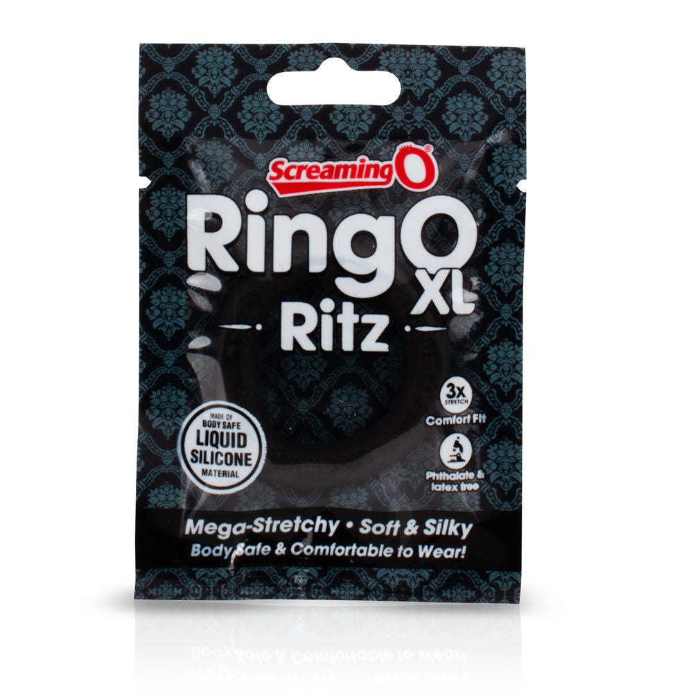 RingO Ritz XL (Black) Cockring > Cock Ring > Single - Tophatter Daily Deals
