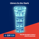Rize Luz Clear Glow in the Dark Self-Lubricating Stroker > Sex Toys For Men > Masturbators > Manual - Tophatter Daily Deals