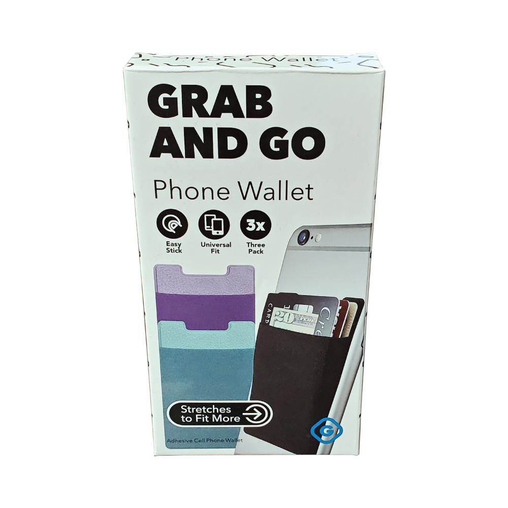 Grab and Go Phone Wallet - 3 Pack Wallet - Tophatter Daily Deals