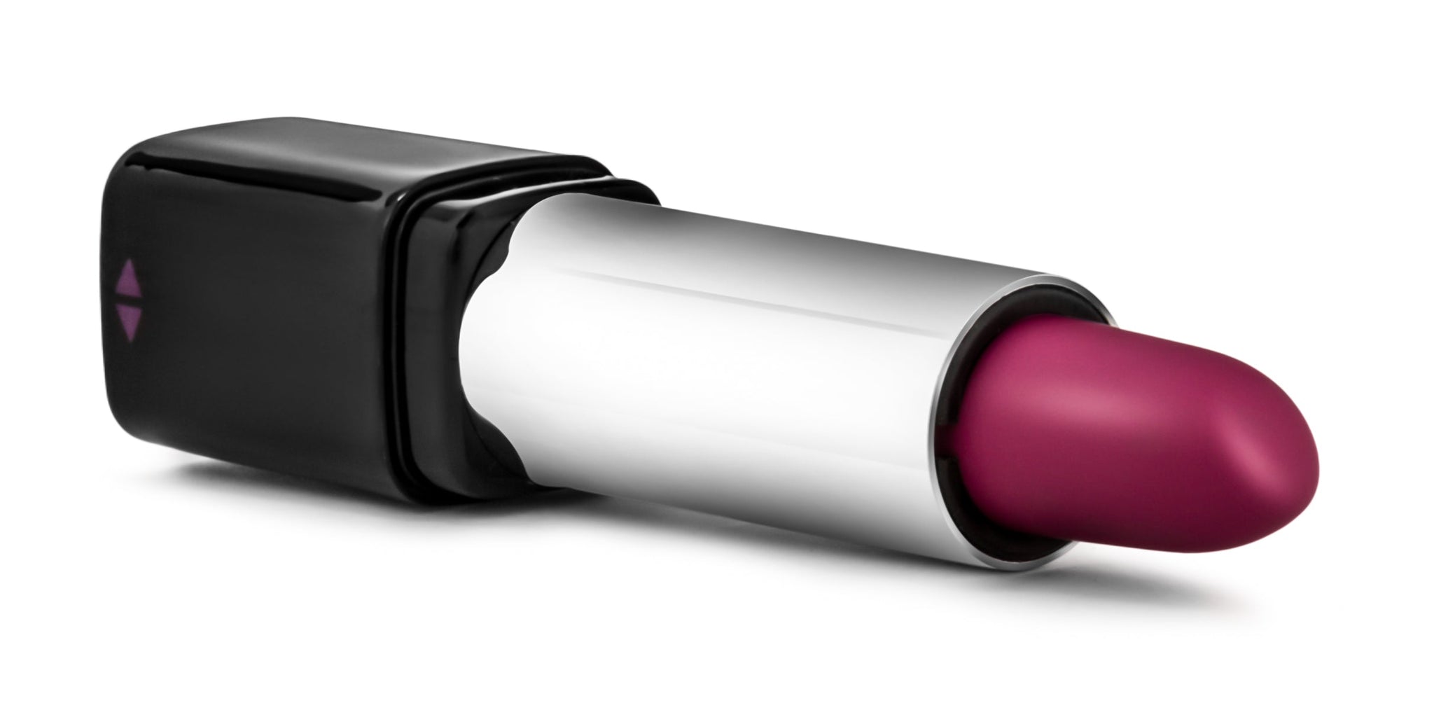 Rose Lipstick Vibe Black 4 Inch Compact Pleasure Toy > Vibrators > Mini Vibrators - Tophatter Daily Deals