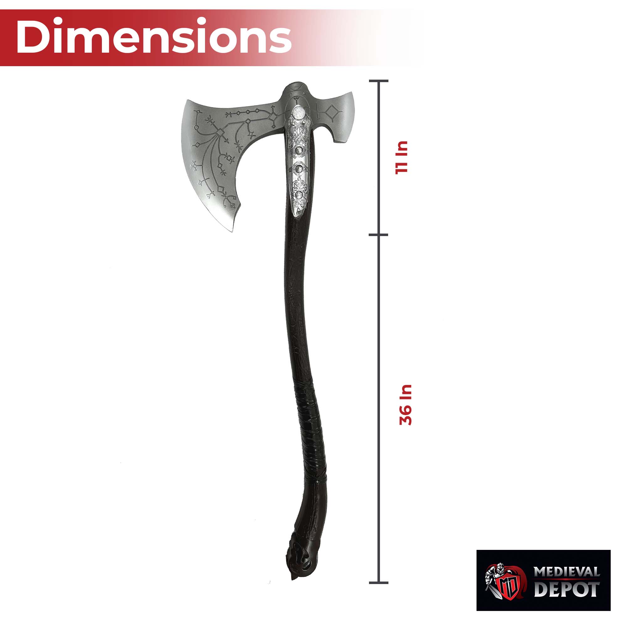 God of War Full Size Leviathan axe Swords - Tophatter Daily Deals