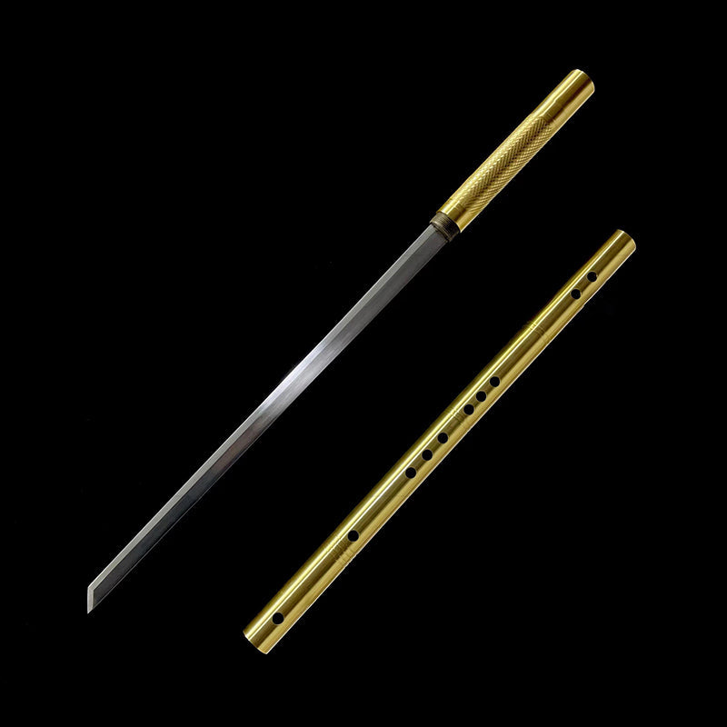 Flute Sword Brass(Pattern Steel) - Tophatter Daily Deals