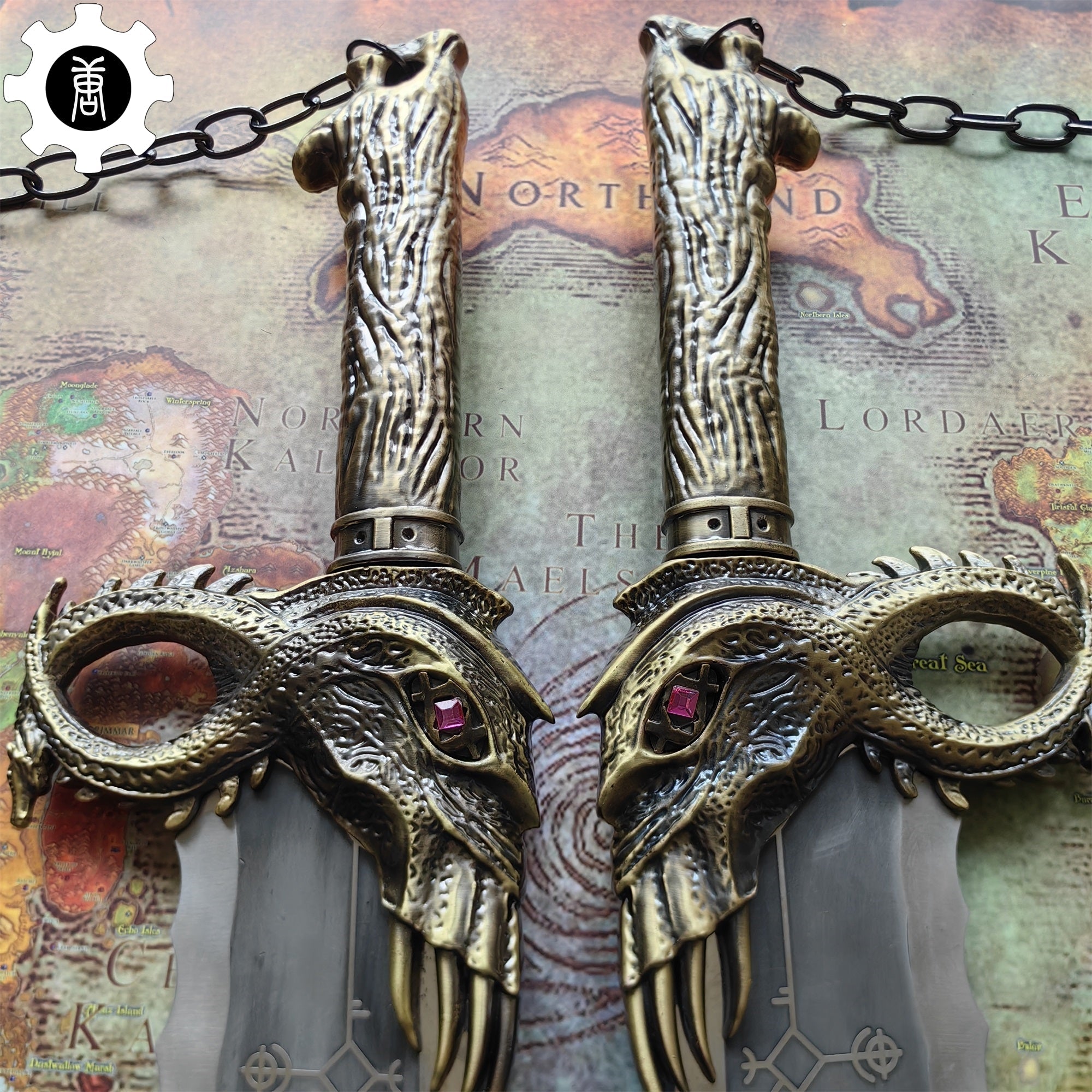 Blades of Chaos Life-size Metal Replica - Tophatter Daily Deals