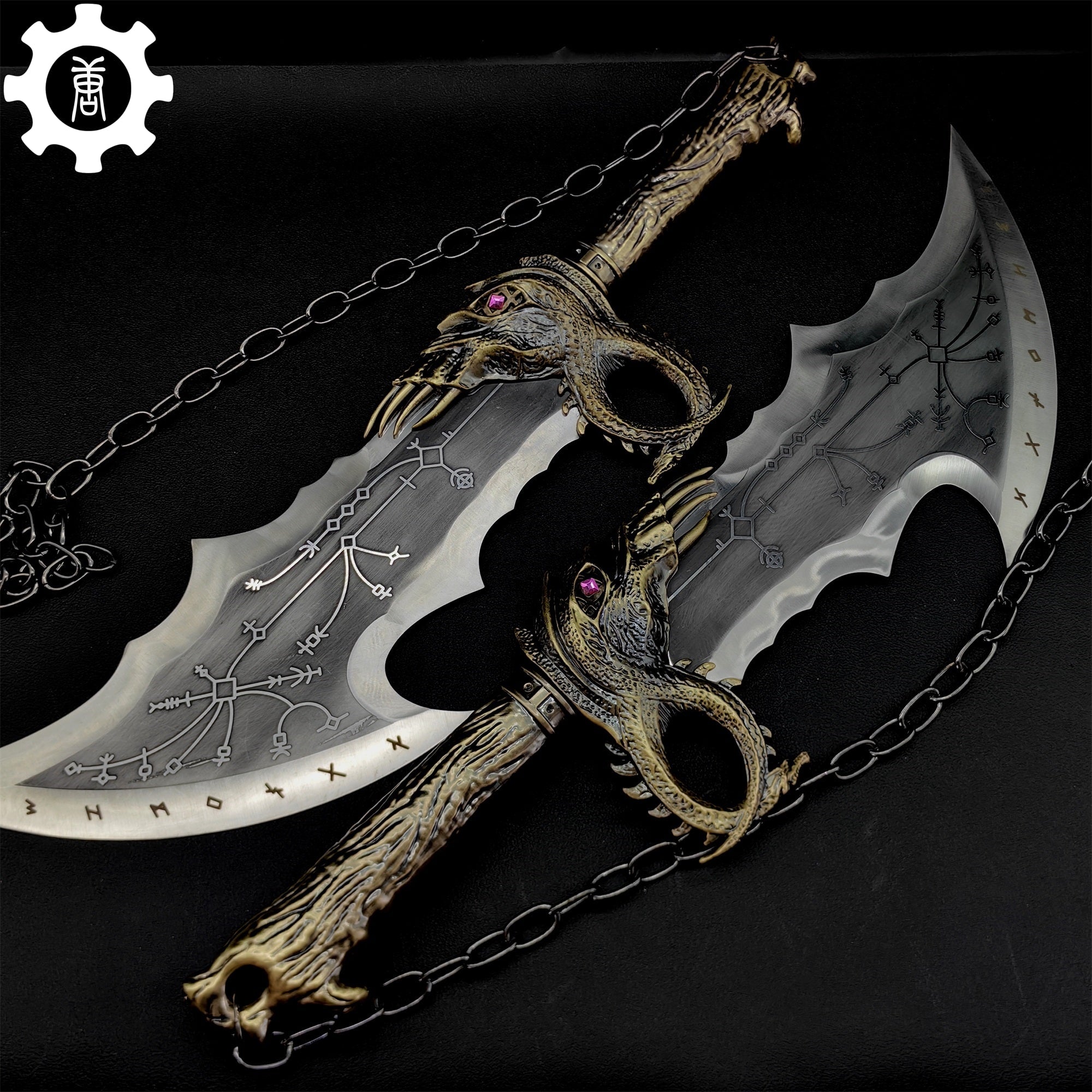 Blades of Chaos Life-size Metal Replica - Tophatter Daily Deals