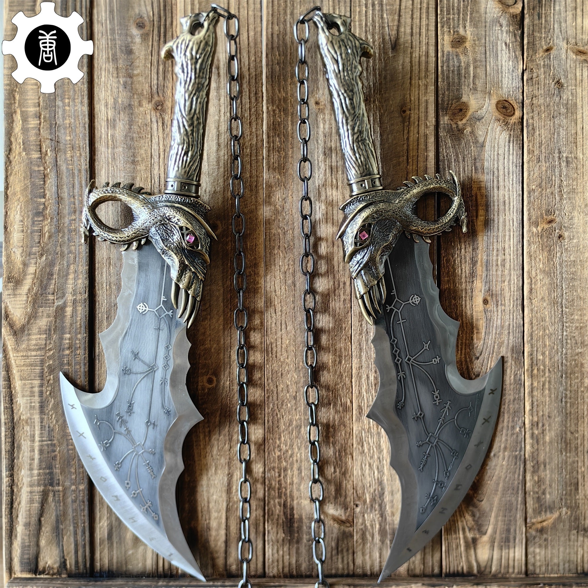 Blades of Chaos Life-size Metal Replica - Tophatter Daily Deals