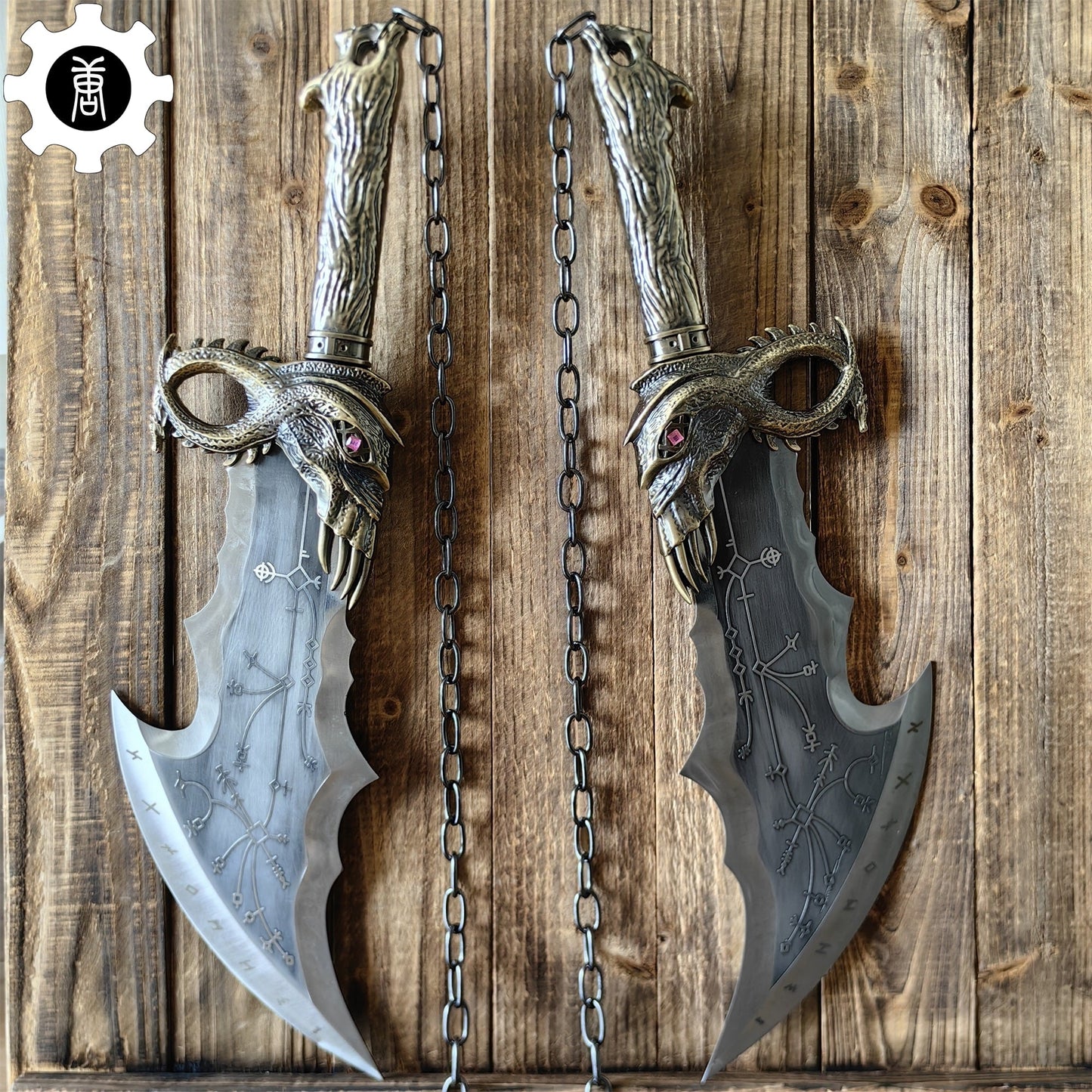 Blades of Chaos Life-size Metal Replica - Tophatter Daily Deals