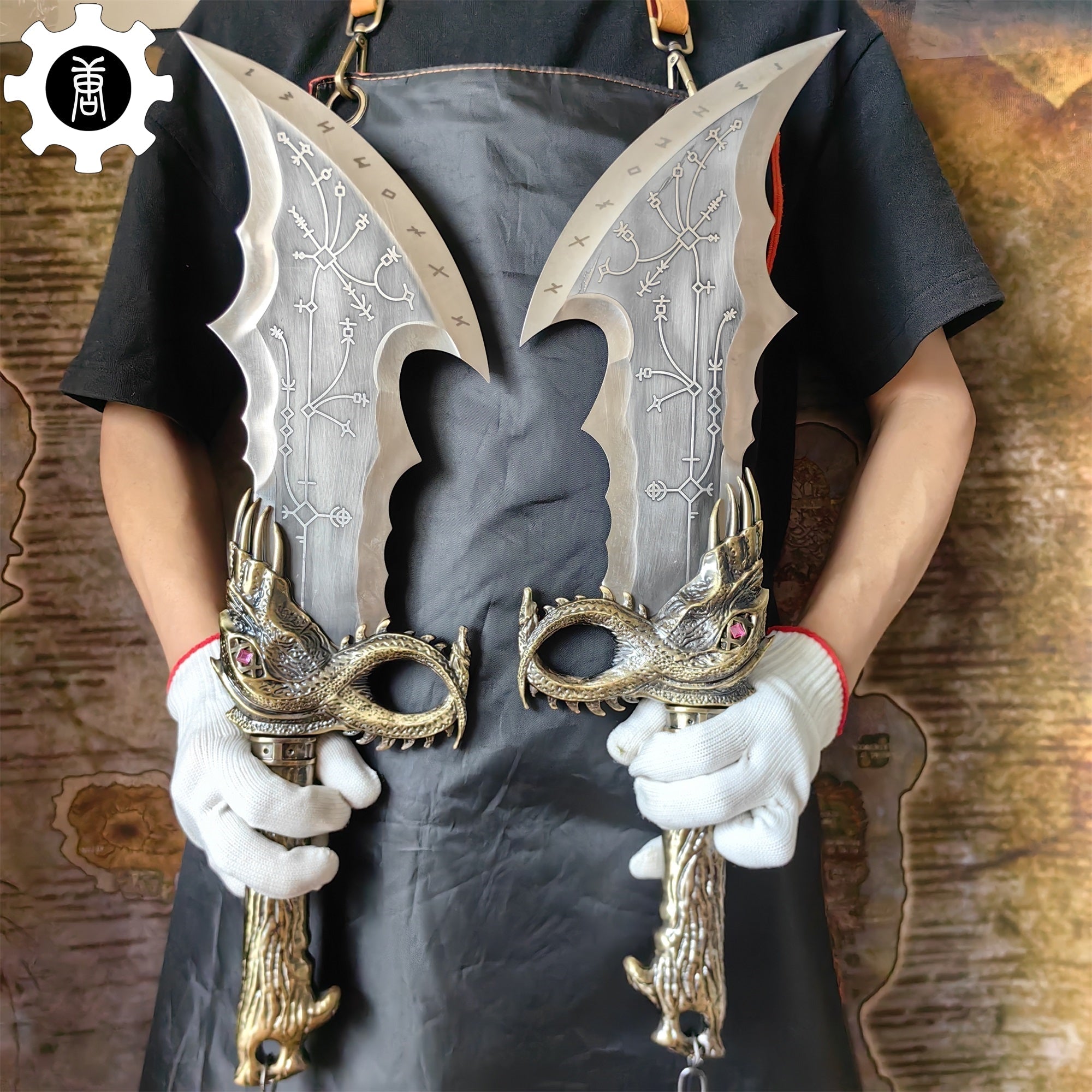 Blades of Chaos Life-size Metal Replica - Tophatter Daily Deals