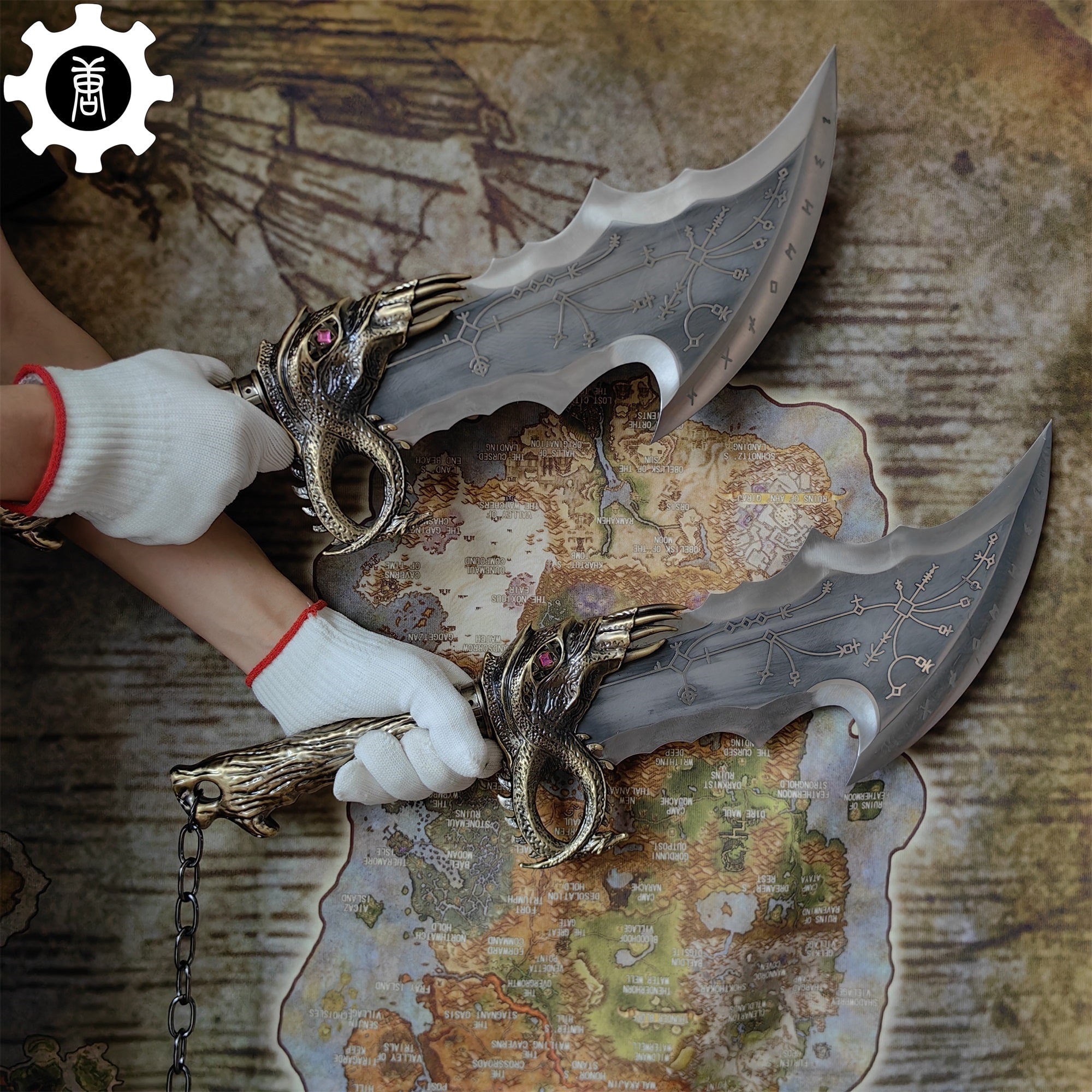 Blades of Chaos Life-size Metal Replica - Tophatter Daily Deals