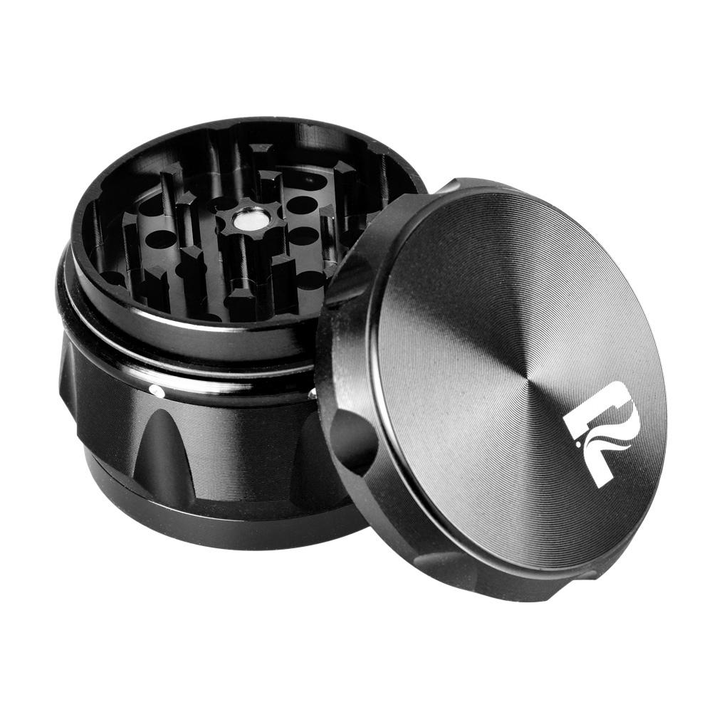 Tophatter's Inc. Carver Herb Grinder | 4pc | 2" Carver Black Grinders - Tophatter Daily Deals