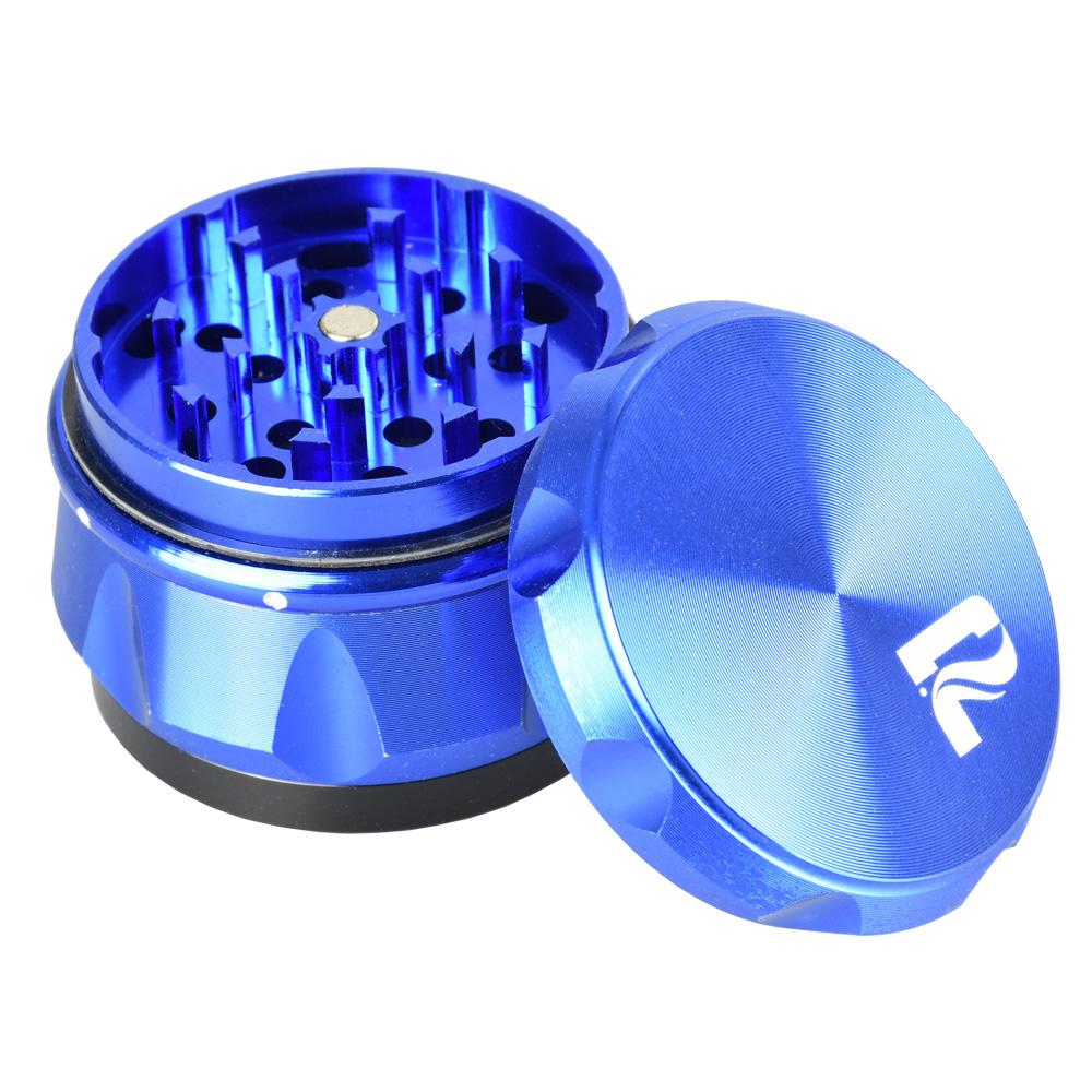 Tophatter's Inc. Carver Herb Grinder | 4pc | 2" Carver Blue Grinders - Tophatter Daily Deals