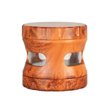 Resin Faux Wood Grinder | 4pc | 2.5" Grinders - Tophatter Daily Deals