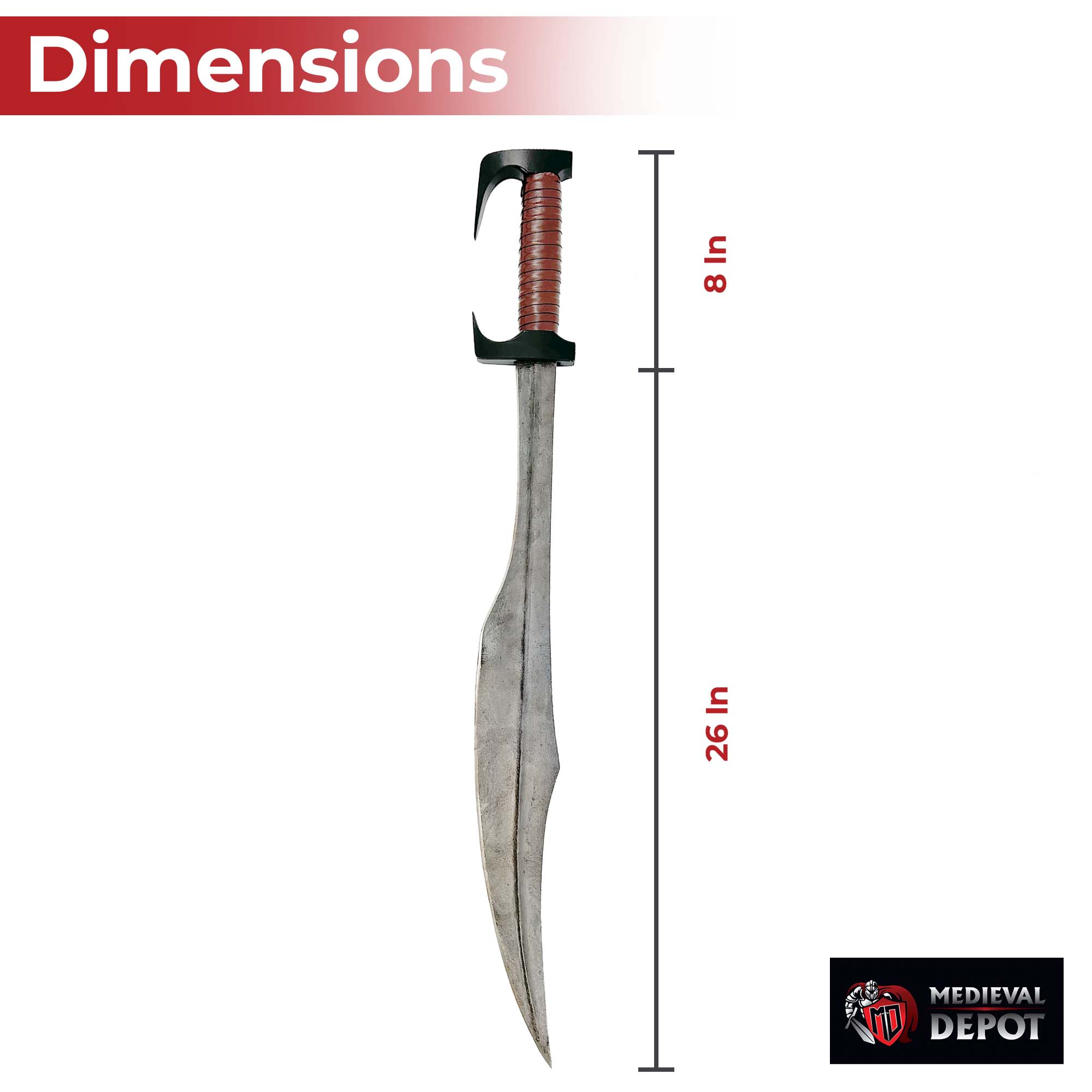 Greek Spartan Warrior Sword swords - Tophatter Daily Deals