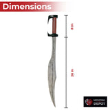 Greek Spartan Warrior Sword swords - Tophatter Daily Deals