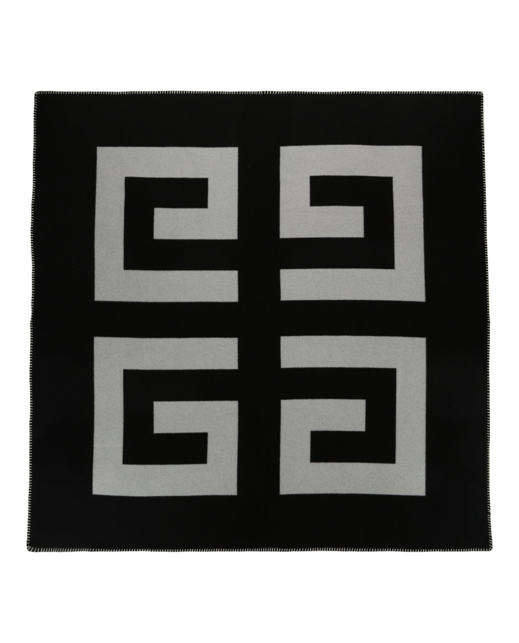 Givenchy Woven Scarf Black White-GV1414-J4624-1-NS Accessories - Tophatter Daily Deals
