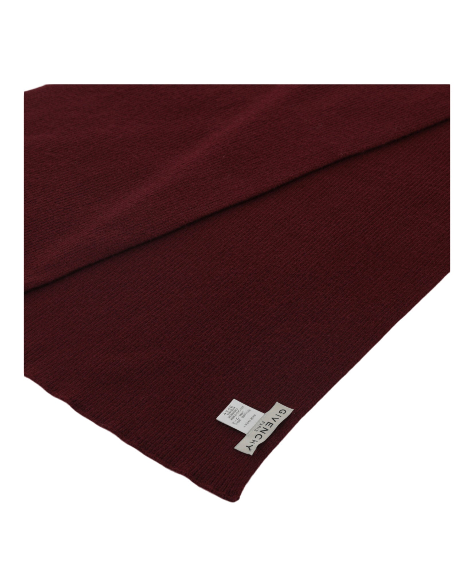 Givenchy Ribbed Wool Patch Scarf Accessories - Tophatter Daily Deals