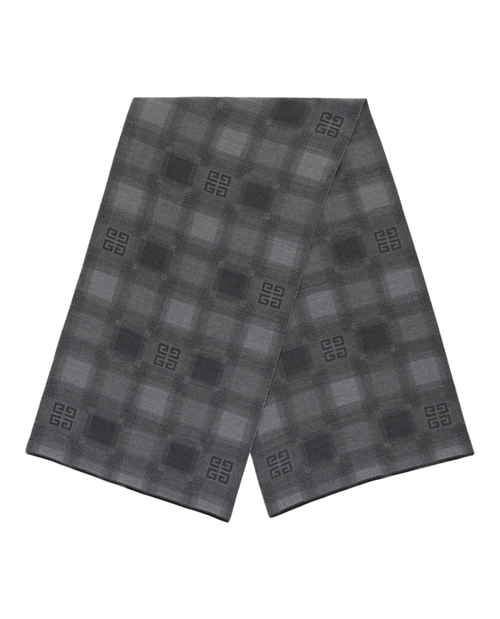 Givenchy Plaid 4G Logo Scarf Accessories - Tophatter Daily Deals