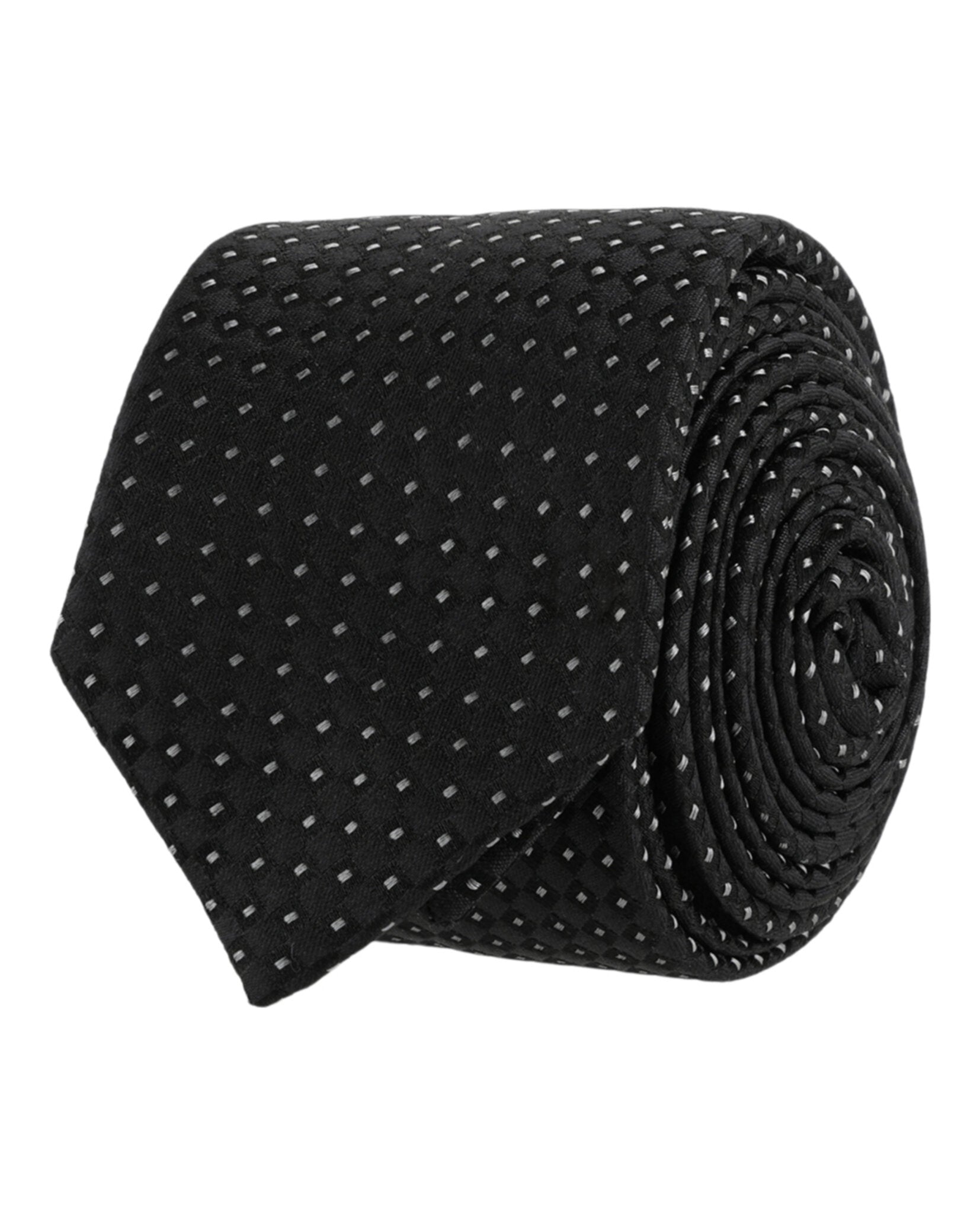 Givenchy Micro Design Silk Tie Black-GV55LS-J5281-1-00002-NS Ties - Tophatter Daily Deals