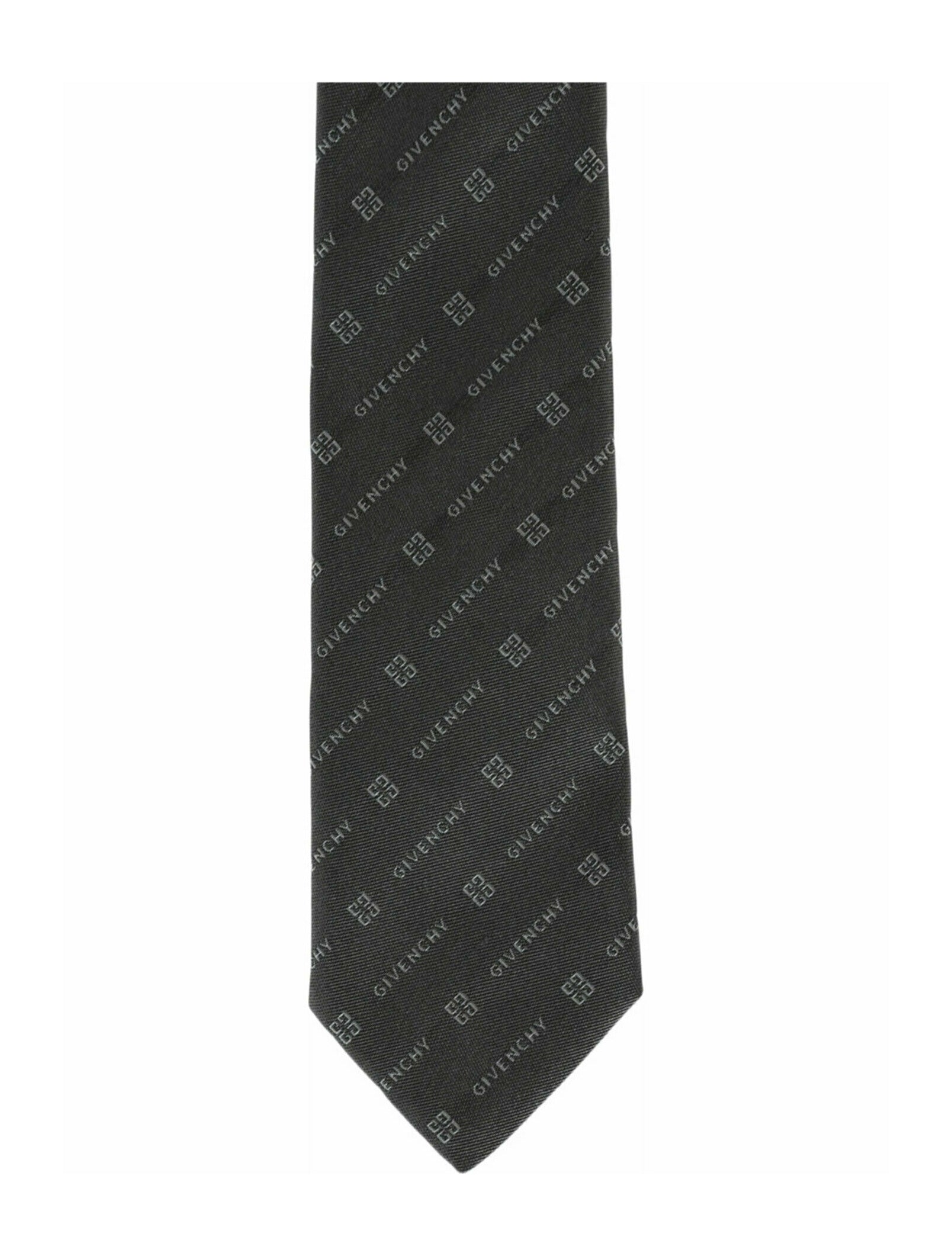 Givenchy Diagonal Logo Silk Tie Ties - Tophatter Daily Deals