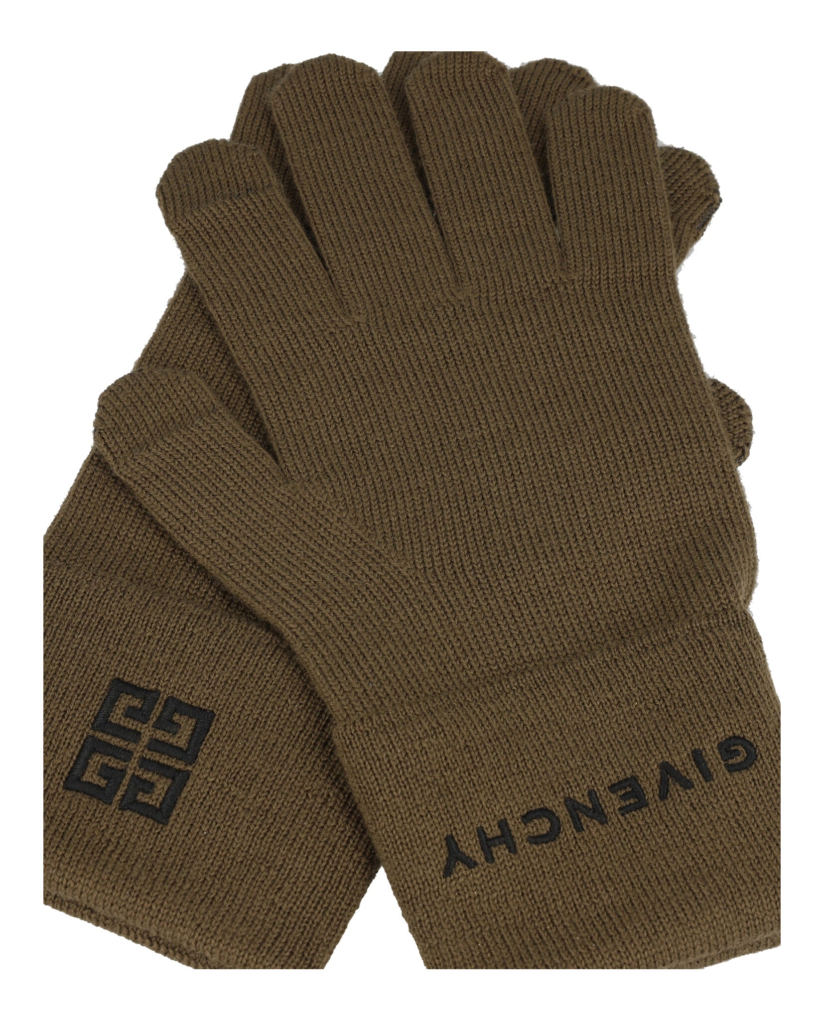 Givenchy Embroidered Logo Gloves Gloves & Mittens - Tophatter Daily Deals