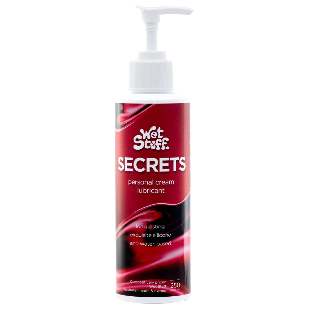 Wet Stuff Secrets – Silicone-Based Lotion Lubricant for Condom Use > Lube > Hybrid - Tophatter Daily Deals