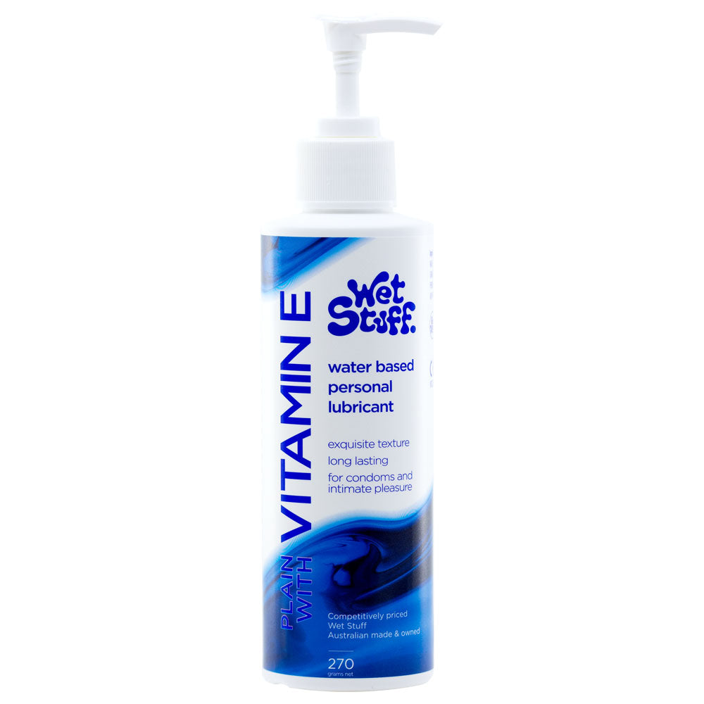 Wet Stuff Plain Enriched With Vitamin E – Water-Based Lubricant > Lube > Water Based - Tophatter Daily Deals