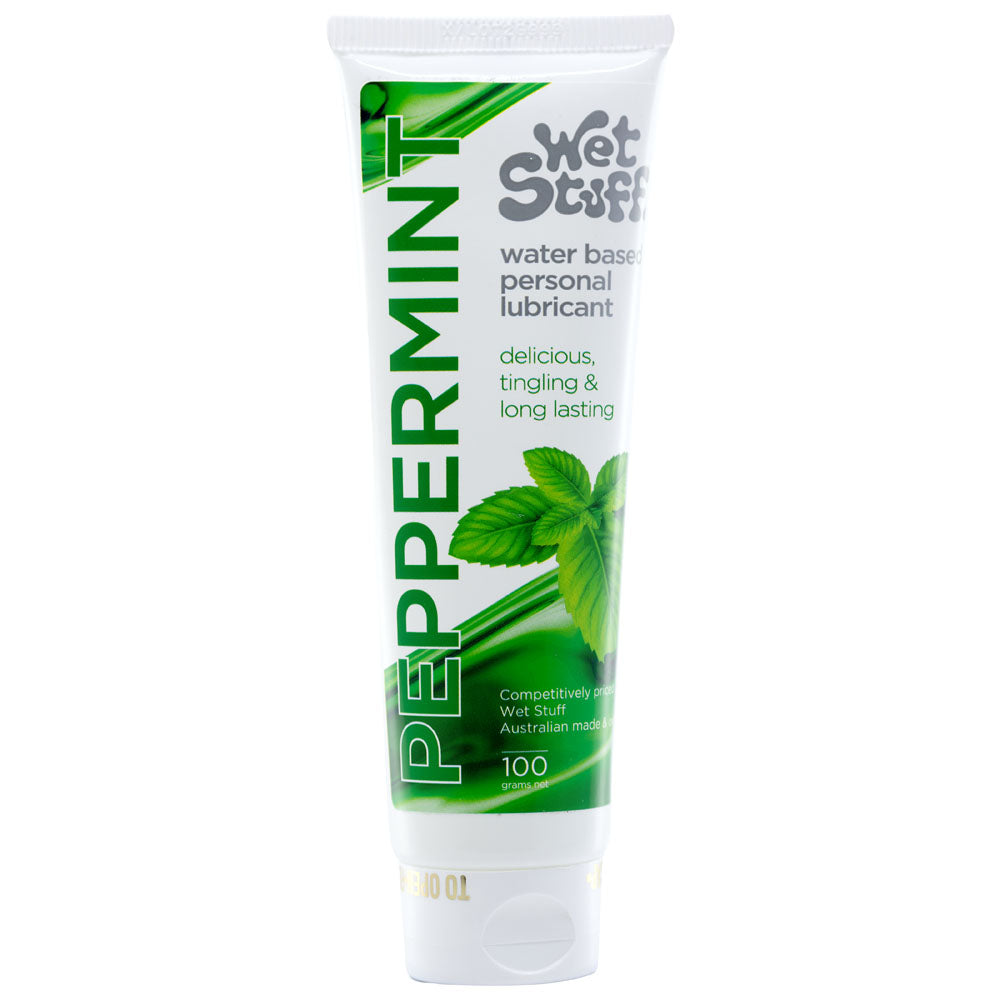 Wet Stuff Peppermint Tingle – Cooling Personal Lubricant Gel 100g > Lube > Flavoured - Tophatter Daily Deals