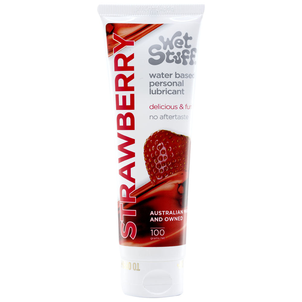 Wet Stuff Strawberry – Water-Based Flavoured Lubricant > Lube > Flavoured - Tophatter Daily Deals
