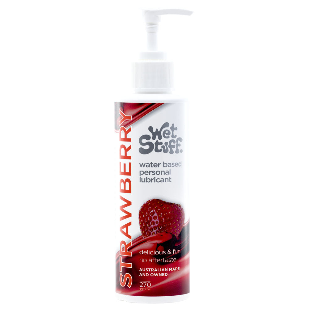 Wet Stuff Strawberry – Water-Based Flavoured Lubricant > Lube > Flavoured - Tophatter Daily Deals