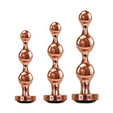 Gender X Gold Digger Set – Metallic Butt Plugs Set of Three Sizes > Anal Range > Butt Plug Kits - Tophatter Daily Deals