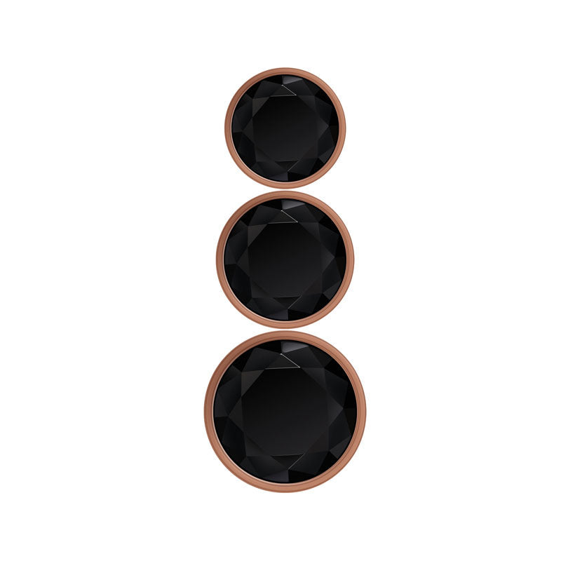 Gender X Gold Digger Set – Metallic Butt Plugs Set of Three Sizes > Anal Range > Butt Plug Kits - Tophatter Daily Deals