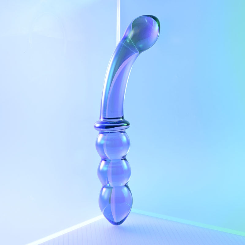 Gender X Lustrous Galaxy Wand – 18.5 cm Double-Ended Glass Massager > Glass > Dildos - Tophatter Daily Deals