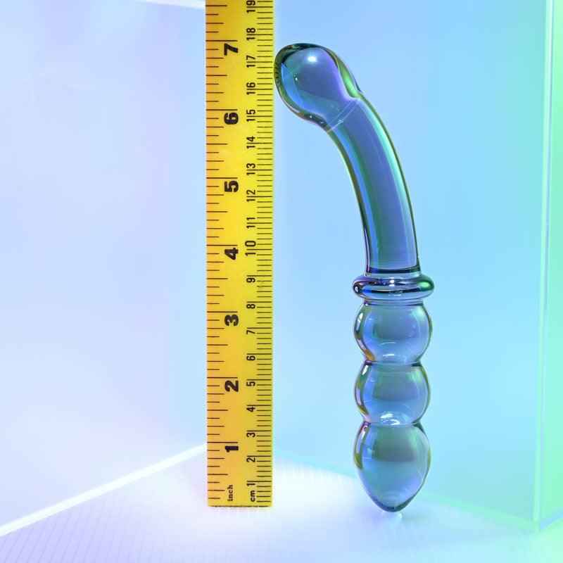 Gender X Lustrous Galaxy Wand – 18.5 cm Double-Ended Glass Massager > Glass > Dildos - Tophatter Daily Deals