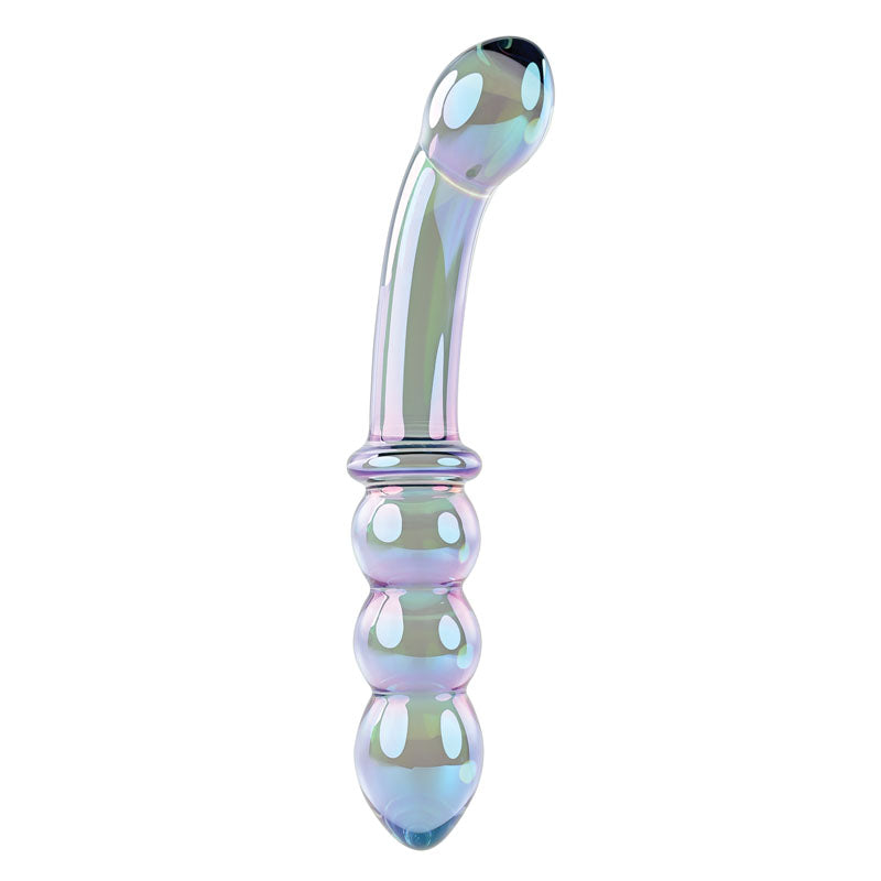 Gender X Lustrous Galaxy Wand – 18.5 cm Double-Ended Glass Massager > Glass > Dildos - Tophatter Daily Deals