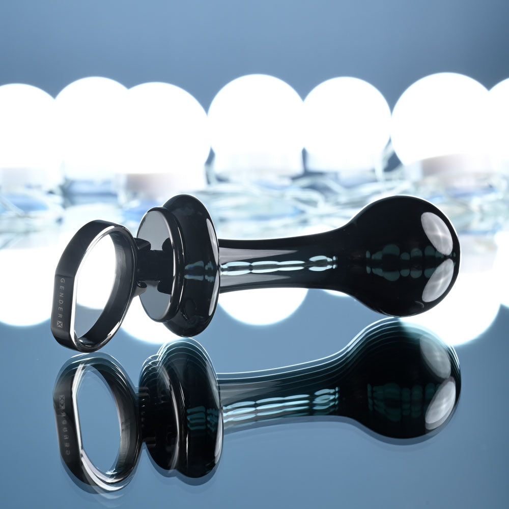Gender X Blow Pop (Black) – Glass Butt Plug > Glass > Toys - Tophatter Daily Deals