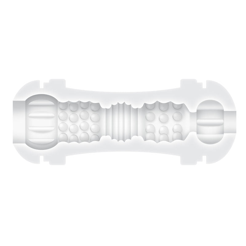 Gender X Double Fantasy – Dual-Ended Transparent Stroker > Sex Toys For Men > Masturbators Cup - Tophatter Daily Deals