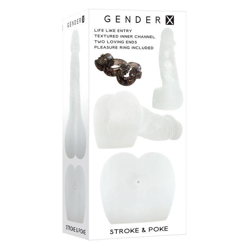 Gender X Stroke and Poke 8 Inch Stroker Dong > Sex Toys For Men > Masturbators > Vibrating - Tophatter Daily Deals