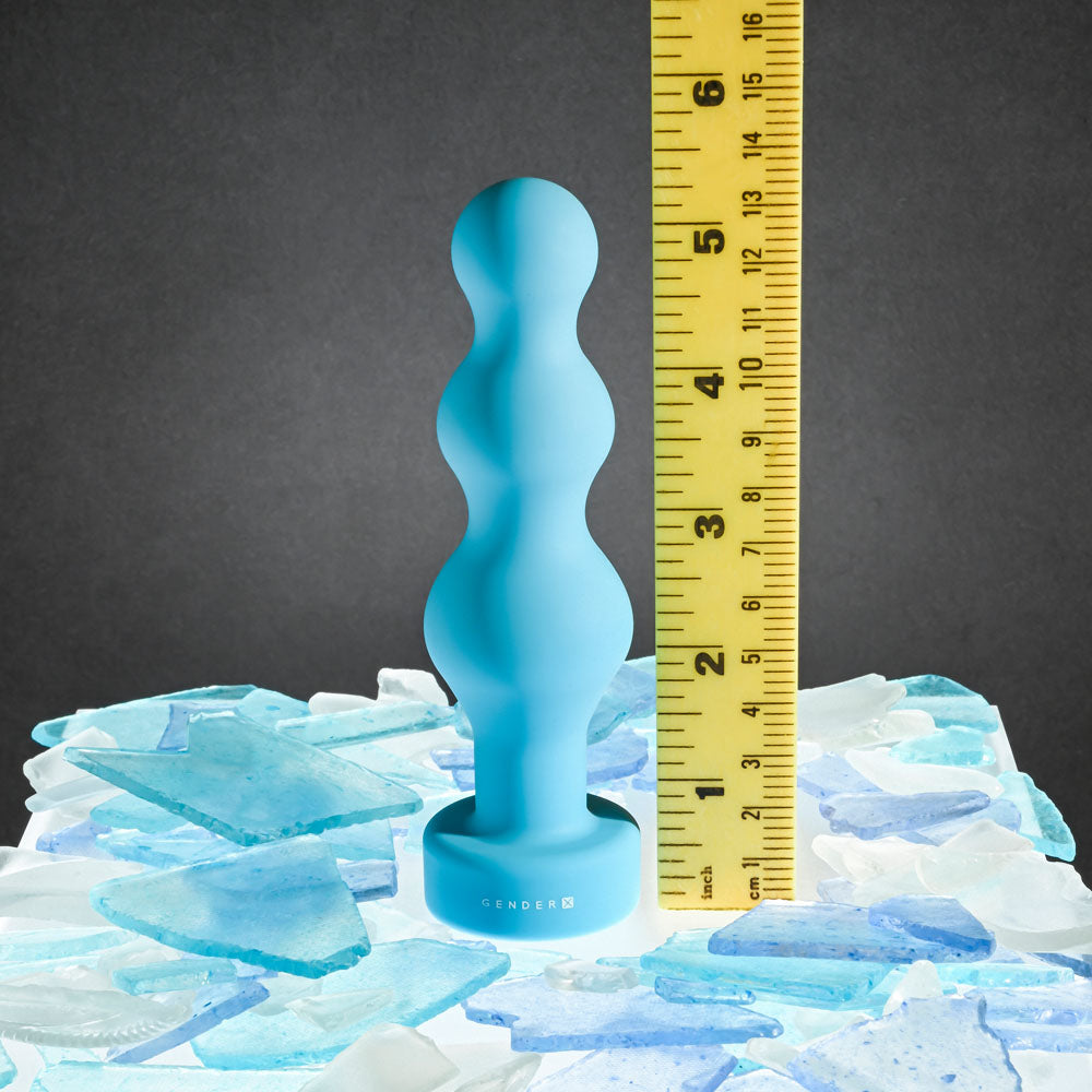 Gender X PLUGGED UP Beaded Vibrator 13.6cm Waterproof > Anal Range > Vibrating Butt Plugs - Tophatter Daily Deals